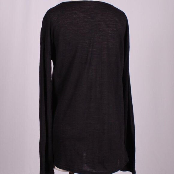 EUC PACT Featherweight Slub Relaxed Long Sleeve Top, Sz - M - Picture 5 of 6